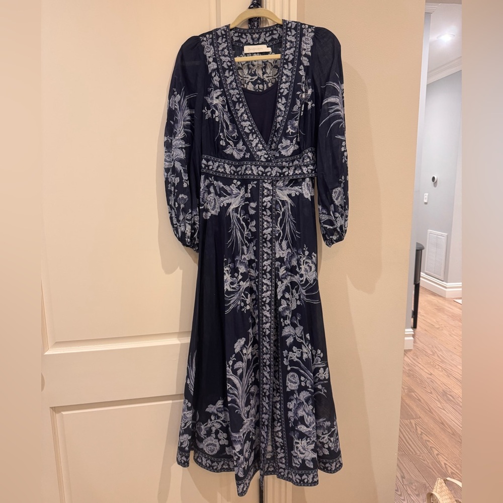 Aliane Wrap Long Dress - Picture 6 of 8